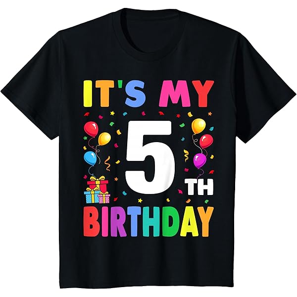 Amazon.com: It's My 5th Birthday Five 5 Year Happy Birthday Boys